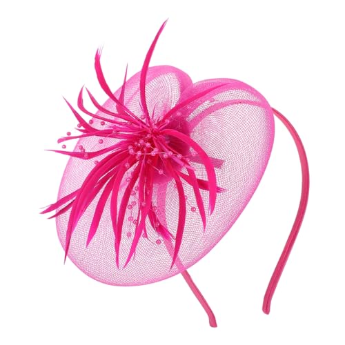 KAILIKETIY 1stück Elegantes Haaraccessoire Mit Schleife Und Federn Festliche Kopfbedeckung Für Hochzeiten Partys Und Besondere Anlässe Leicht Und Bequem Zu Tragen von KAILIKETIY