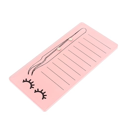 KAILIKETIY Acryl Wimpern Organizer Magnetisches Wimpernbrett für Wimpernverlängerung Leicht Tragbar für Profis und Anfänger Wimpernpräsentationstafel mit Magnetplatz für Pinzetten von KAILIKETIY