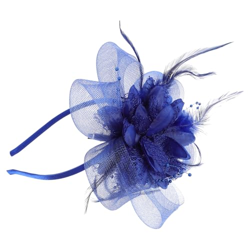 KAILIKETIY Fascinator Haarschmuck mit Netzschleier Vintage Teeparty Haarklammer für Hochzeiten und Besondere Anlässe Kostüm Accessoire von KAILIKETIY