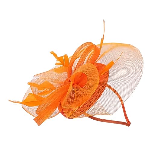 KAILIKETIY Braut Fascinator Hut Aus Netz Und Federn Für Damen Elegantes Haarschmuck-accessoire Für Hochzeiten Teepartys Und Besondere Anlässe Leicht Und Komfortabel von KAILIKETIY