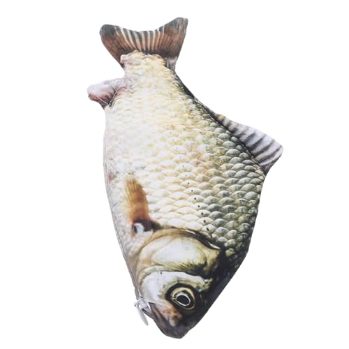 KAILIKETIY Fischförmiger Bleistiftbeutel Kreativer Schreibwaren Organizer Wasserdichtes Stiftetui mit Starkem Reißverschluss für Schule und Schützt Ihre Stifte von KAILIKETIY