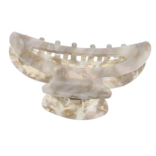 KAILIKETIY Große Haarklammer für Dickes Haar Extra Großer Acryl Haarclip mit Marmor Mond Design Rutschfest und Langlebig Vielseitiges Haarzubehör für Frauen und Mädchen Beim Sport Make Up von KAILIKETIY