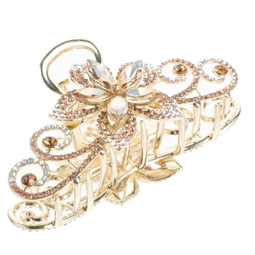 KAILIKETIY Große Haarklammer mit Strasssteinen Dekorative Haarklammer für und Mädchen Langlebige Haarspange für Verschiedene Frisuren Haarschmuck für Besondere Anlässe von KAILIKETIY