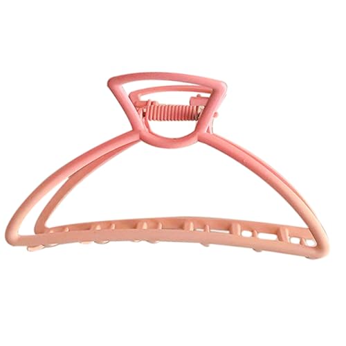 KAILIKETIY Große Haarspange für Dünnes Haar Damen Geometrischer Rosa Haarklammer mit Fester Fixierung Modischer für Alltag Party Hochzeit und Festliche Anlässe von KAILIKETIY