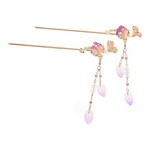 KAILIKETIY Haarschmuck-set 2-teilig Haarstab Aus Legierung Im Chinesischen Stil Haarnadel Im Vintage-design Modisch Für Frauen Geeignet Für Tägliche Partys Veranstaltungen Frisuren von KAILIKETIY