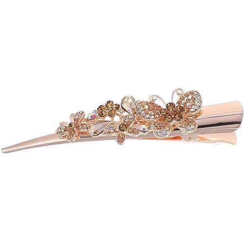 KAILIKETIY Haarspange Damen Strass Schmetterling Groß Dekorative Krokodilklemme für Dickes Haar Haarschmuck für Hochzeiten und Partys von KAILIKETIY