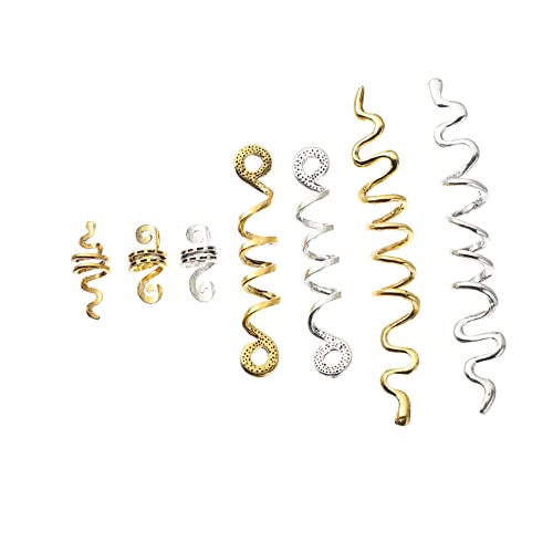 KAILIKETIY Haarspiralenperlen Dreadlock Zubehör Dreadlocks Manschetten Und Haarschmuck Für Kreative Haarstylings Und Zöpfe Für Damen Und Herren KAILIKETIY Haarspiralenperlen Dreadlock Zubehör Dreadlocks Manschetten Und Haarschmuck Für Kreative Haarstylings Und Zöpfe Für Damen Und Herren von KAILIKETIY