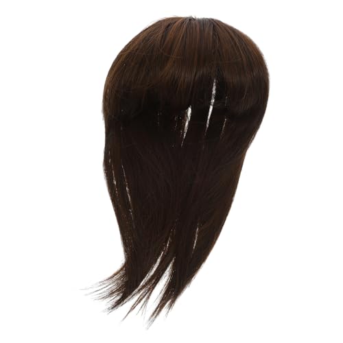 KAILIKETIY Haartopper Frauen Clip Haarteil für Dünnes Haar Natürliches Volumen Hellbraun Vielseitig Stylbar Hautfreundlich Einfach zu Befestigen Unsichtbar und Langlebig von KAILIKETIY