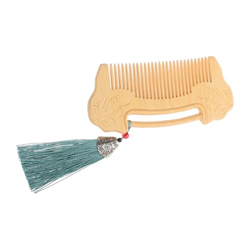 KAILIKETIY Eleganter Kamm Mit Ruyi-lockenmuster Handgefertigt Sandelholz Für Haare Und Bart Für Männer von KAILIKETIY