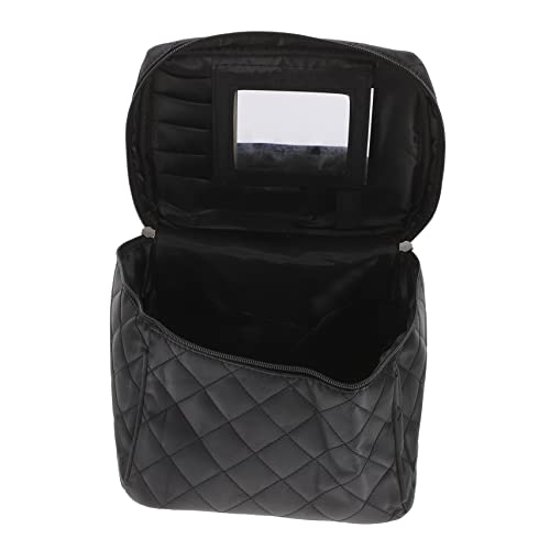 KAILIKETIY Handheld Kosmetiktasche Mit Spiegel Faltbare Multifizierbare Reise-Make-up-Tasche Mit Reißverschluss Für Damen Große Kapazität Organisation Von Kosmetik Und Accessoires von KAILIKETIY