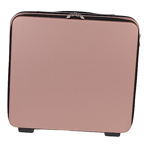 KAILIKETIY Reise Kosmetikkoffer Tragbarer Make-up Organizer Modischer Schminkkoffer Für Damen Verschleißfestes Leichtes Design Roségold Für Reisen Fitness Und Zuhause von KAILIKETIY