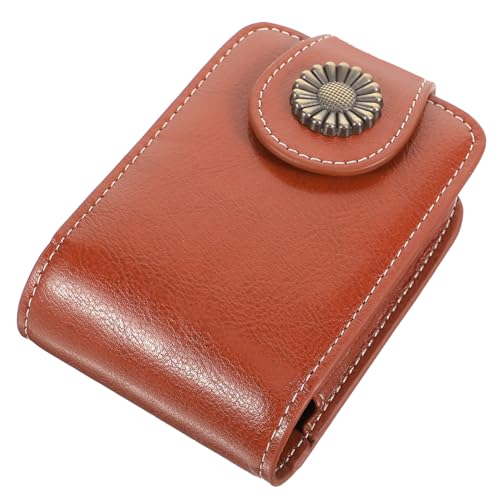 KAILIKETIY Lippenstiftetui Mit Spiegel Kompaktes Lippenstifthalter Für Handtasche Reise-Kosmetiktasche Kleiner Lippenstiftbeutel Für Damen von KAILIKETIY