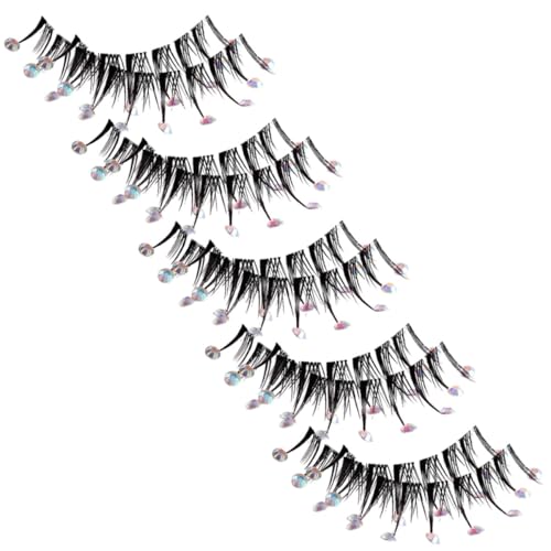 KAILIKETIY Flauschige Diamant-falsche Wimpern Natürlicher Look Wimpern-set Mit Verlängerungen Für Mädchen von KAILIKETIY