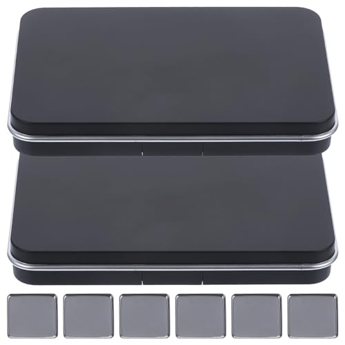 KAILIKETIY 2sätze Leere Lidschattenpalette Kosmetikpalette Tragbar Lidschattenetui Lidschattenhalter Make-up-organizer Praktisch Für Reisen Und Präsentation von KAILIKETIY