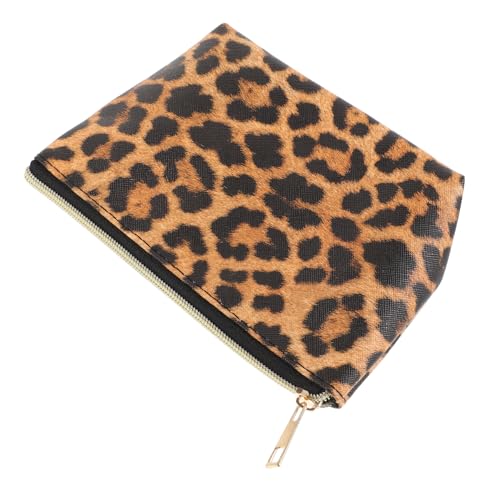 KAILIKETIY Leopard Kosmetiktasche für Damen Multifunktionale und Toilettentasche mit Reißverschluss für Kleinteile und Reisen von KAILIKETIY
