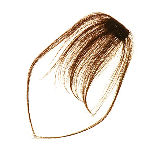 KAILIKETIY Luftige Fransen Haarteil Clip in Extensions für Damen Natürliche Braune Haarverlängerungen für Looks für Alltag Partys und Cosplay von KAILIKETIY