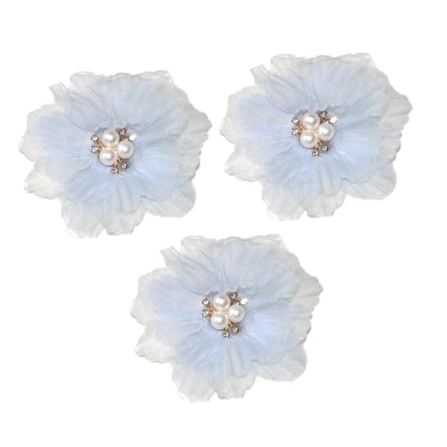KAILIKETIY 3stücke Blumen Haarspange Mit Perlen Verzierung Haar Clips Für Mädchen Passend Zu Verschiedenen Anlässen Und Outfits von KAILIKETIY
