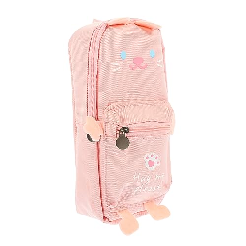 KAILIKETIY Große Kapazität Federmäppchen Für Mädchen Tragbare Waschbare Stifte Organizer Aus Canvas Geeignet Für Schule Und Büro Süßes Design Mit Platz Für Stifte Radiergummis Und von KAILIKETIY