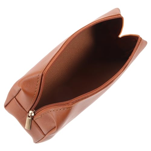 KAILIKETIY Tragbare Reise Make Up Tasche Kosmetikpinsel Etui Kleines Organizer Mäppchen für Damen Leder Kompakt und Langlebig für Unterwegs von KAILIKETIY