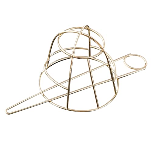 KAILIKETIY Metallvogel -Käfig -Haarnadel Haarbrötchen Käfig Brauthaarzubehör Styling-Pins Braut- Französische Anstecker für Damen Brötchenkäfige Metallhaarnadel Eisen Golden von KAILIKETIY