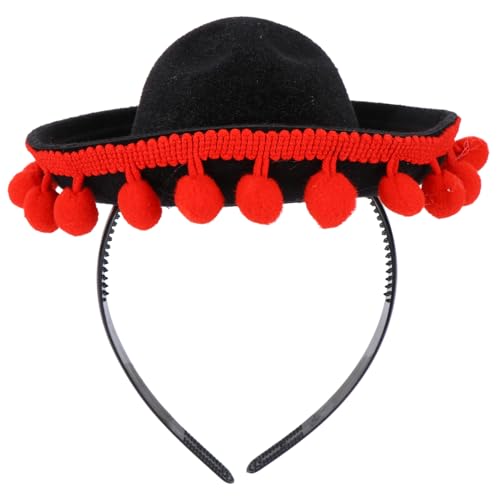 KAILIKETIY Mexikanisches Karneval Haarreif Haarband mit Dekorativem Boho Motiv Leichter Stirnband Kopfschmuck für Party Kostüm Foto Requisiten Stilvoller Bohemian Haarreifen von KAILIKETIY