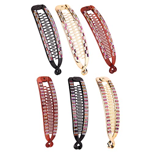 KAILIKETIY 6stücke Haarklammern Mit Strass Fischförmige Haarspangen Für Pferdeschwanz Robuste Haaraccessoires Stil Zufällig Für Damen Und Verschiedene Anlässe KAILIKETIY 6stücke Haarklammern Mit Strass Fischförmige Haarspangen Für Pferdeschwanz Robuste Haaraccessoires Stil Zufällig Für Damen Und Verschiedene Anlässe von KAILIKETIY
