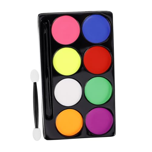 KAILIKETIY Ölbasierte Gesichtsfarbe Für Junge Mädchen Make-up Palette Party Und Festival Geeignet Langanhaltend Wischfest Einfach Aufzutragen Reinigen Künstlerische Körperbemalung von KAILIKETIY