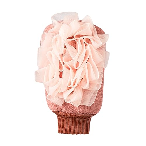 KAILIKETIY Peelinghandschuh Doppelseitig Mit Peeling-handtuch Und Badeschwamm Für Körpermassage Und Hautreinigung Bei Bad Oder Dusche von KAILIKETIY