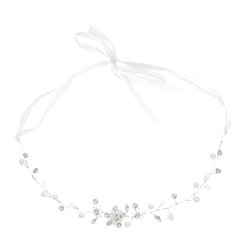 KAILIKETIY Perlen Haarreif für Damen Haarschmuck Accessoire mit Kunstperlen und Strass für Hochzeiten Partys und Besondere Anlässe Perfektes Braut Haarband und Mädchen Haarschmuck von KAILIKETIY