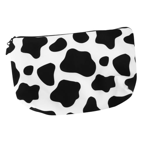 KAILIKETIY Print Kuhmuster Kosmetiktasche Damen Leichte Tragbare Kulturtasche mit Großem Stauraum Praktische Schminktasche für Reise und Alltag Design und Feine Verarbeitung von KAILIKETIY
