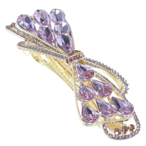 KAILIKETIY Rhinestone Haarklammer Damen Eleganter Strass Haarschmuck Frühling Haarclip Für Frauen Und Mädchen Robust Langlebig Stabil Für Alltag Und Party von KAILIKETIY
