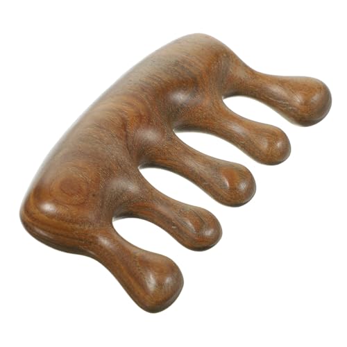 KAILIKETIY Sandelholz Massage Haarkamm Breitzahnig Antistatisch für Haartypen Damen Herren Sanfte Kopfhautmassage Tangleschutz Robuste Verarbeitung von KAILIKETIY