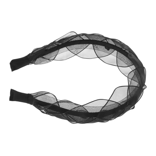 KAILIKETIY Netz-stirnband Für Damen Vielseitiges Haarband Dekoratives Kopfstück Elegantes Stirnband Weibliches Haarzubehör Breites Stirnband Modisches Haar-accessoire Für Mädchen von KAILIKETIY