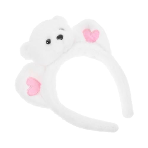 KAILIKETIY Plüsch Bären Stirnband Niedlich Cartoon Haarband Ohr Haarreifen Für Anziehen Cosplay Haar-accessoire von KAILIKETIY