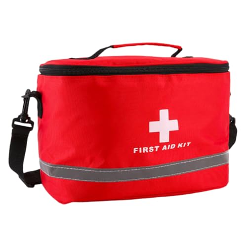 KAILIKETIY Tasche Zylinderförmige Notfalltasche Outdoor Satz Tragbar für Reisen Schultertasche Rot von KAILIKETIY