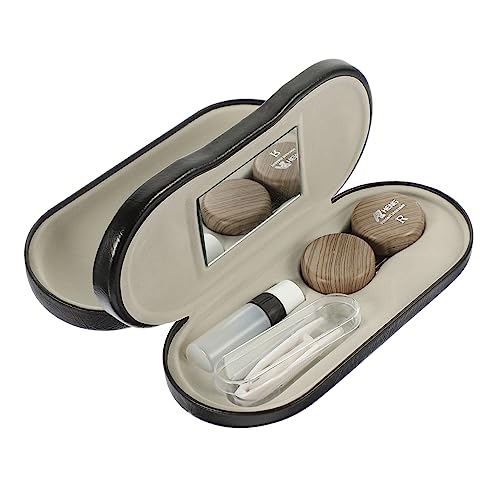 KAILIKETIY Tragbarer Brillen Organizer Doppelschichtiger Brillenbehälter für Zuhause Multifunktionale Brillenbox mit Kratzschutz und Sicherem Material für Reisen und Outdoor von KAILIKETIY