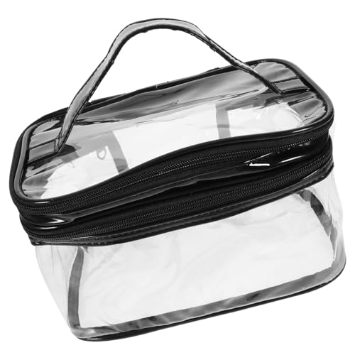 KAILIKETIY Transparente Kosmetiktasche Groß Make-up-Aufbewahrungstasche Transparent Reise-Make-up-Halter Mit Organizer Tragbare Kosmetiktasche Für Damen Aufbewahrungstasche Für von KAILIKETIY