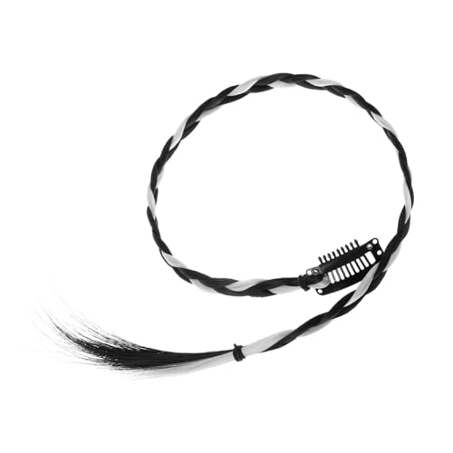 KAILIKETIY Frauen Haarteil Zopfperücke Lange Geflochtene Perücke Einfach zu Benutzen Haarspangen für Mädchen Dekoration von KAILIKETIY