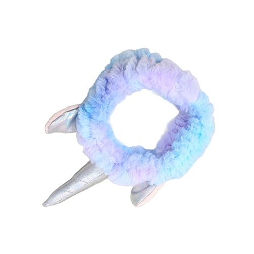 KAILIKETIY Unicorn Haarbänder Stylisches Haarschmuck für Damen und Mädchen mit Einzigartigem Glitzerdesign für Partys und Tägliches Tragen Blau und von KAILIKETIY