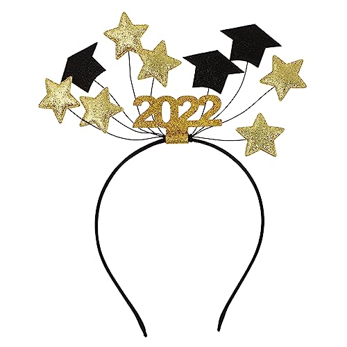 KAILIKETIY Doktorhut Mini-haarreif Für Abschlussfeiern Verstellbarer Abschluss-haarband Mit Goldener Quaste Für Graduierungspartys Und Unvergessliche Erinnerungen von KAILIKETIY