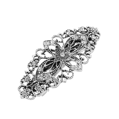KAILIKETIY Vintage Strass Haarklammern Für Frauen Modische Blumen-haarspangen Mit Zirkon Elegante Hochzeits-haaraccessoires Für Besondere Anlässe Und Brautfrisuren von KAILIKETIY