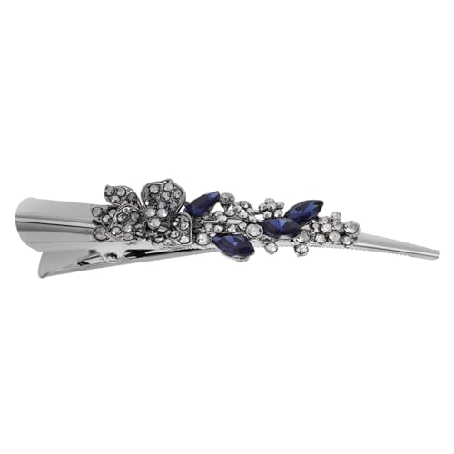 KAILIKETIY Vintage Großer Haarklammer Metall Haarschmuck für Damen Teen Mädchen Rutschfester Alligator Haarklammer mit Strass Modischer Haarclip für Feines Haar von KAILIKETIY