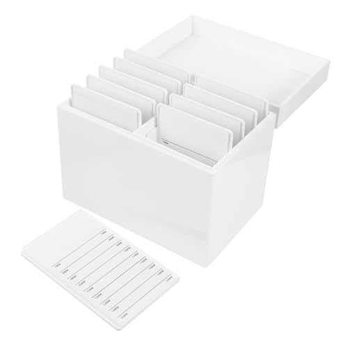 KAILIKETIY Aufbewahrungsbox Für Wimpernverlängerungen Wimpern-displayhalter 10-lagige Wimpernbox Kosmetik-organizer Weiß Einfach Zu Verwenden von KAILIKETIY