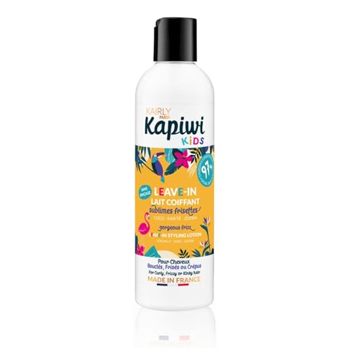 KAIRLY KAPIWI KIDS – Leave-In Stylingmilch ohne Ausspülen – nährt & definiert die Locken – Kokos, Karité & Jojoba – lockiges, gelocktes & krauses Haar – 97 % natürlich – 250 ml KAIRLY KAPIWI KIDS – Leave-In Stylingmilch ohne Ausspülen – nährt & definiert die Locken – Kokos, Karité & Jojoba – lockiges, gelocktes & krauses Haar – 97 % natürlich – 250 ml von KAIRLY PARIS