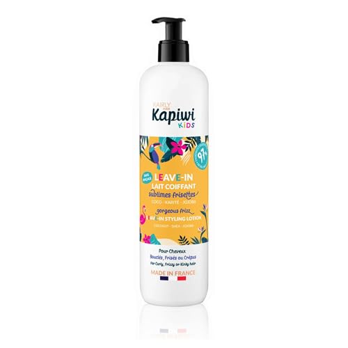 KAIRLY KAPIWI KIDS – Leave-In Stylingmilch ohne Ausspülen – nährt & definiert die Locken – Kokos, Shea & Jojoba – lockiges, gelocktes & krauses Haar – 97 % natürlich – 500 ml KAIRLY KAPIWI KIDS – Leave-In Stylingmilch ohne Ausspülen – nährt & definiert die Locken – Kokos, Shea & Jojoba – lockiges, gelocktes & krauses Haar – 97 % natürlich – 500 ml von KAIRLY PARIS