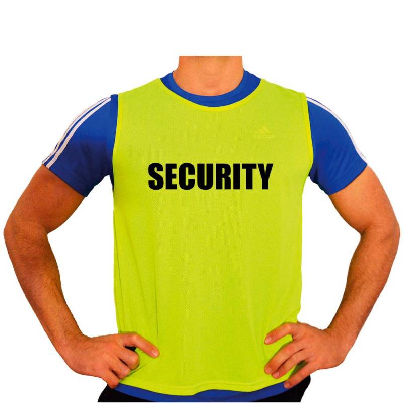 Sicherheitsweste Grün - Atmungsaktive Eventweste Für Security, Fotografen, Sport & Veranstaltungsorganisation von KAISERFC