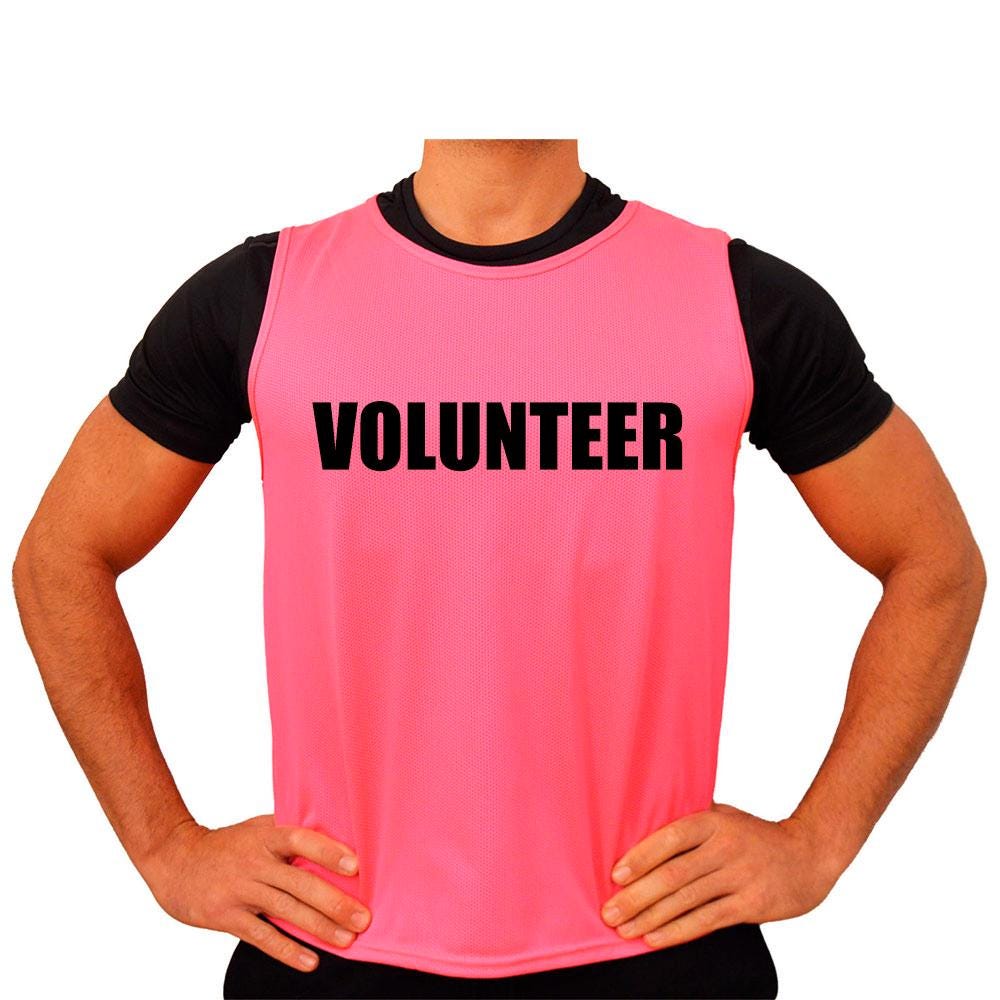 staff Und Volunteer Signalweste Rosa - Leichte & Atmungsaktive Mesh-Weste Für Events, Festivals/Sportveranstaltungen Personalisiert von KAISERFC