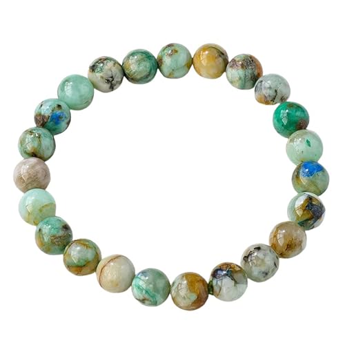 KAISUN Damen Armband mit Kristallperlen | Handgefertigte Modeschmuck-Handkette | Verstellbares Armband für Frauen mit Steinperlen und Anhänger (TYPE-1) von KAISUN