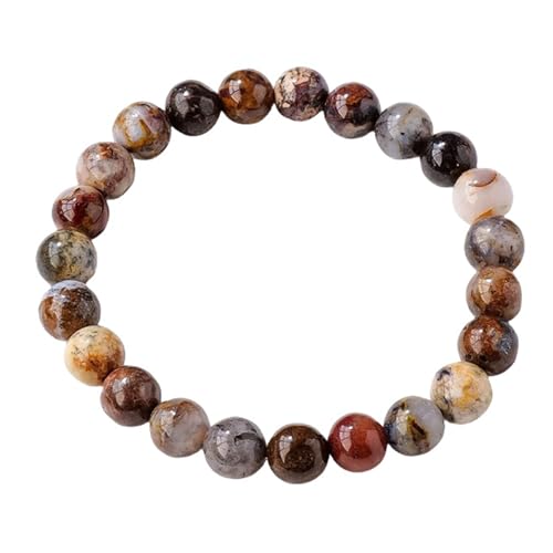 KAISUN Damen Armband mit Kristallperlen | Handgefertigte Modeschmuck-Handkette | Verstellbares Armband für Frauen mit Steinperlen und Anhänger (TYPE-7) von KAISUN