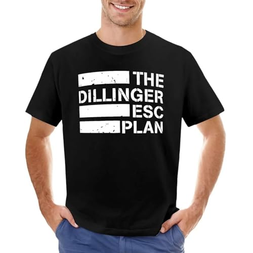 Dillinger-Escape-Plan-T-Shirt-cat-Shirts-Sweat-Shirts-T-Shirt-for-a-Boy-Funny-t Black XL von KAISUO